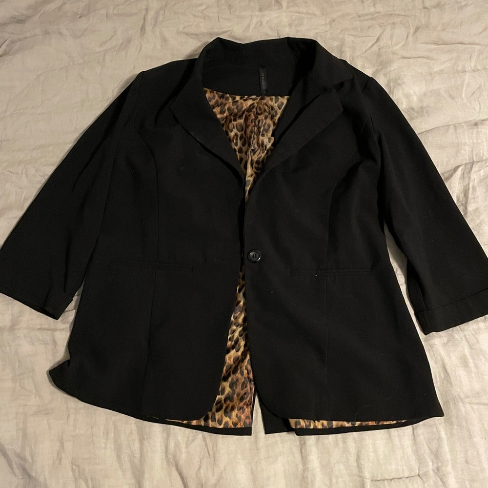 Massini Black Blazer Size L